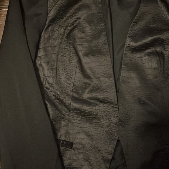 TopShop Croc Print Blazer - Picture 2 of 2